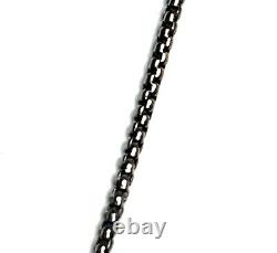 NWT STERLING SILVER 925 OR PAZ ROMAN GLASS LARGE PENDANT 22 CHAIN Israel PZ