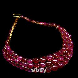 Natural Red Ruby With Pink Tourmaline Necklace Cross 5 X 5.5 925 Silver