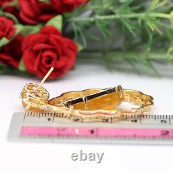 Natural Yellow Sapphire Long Earrings 925 Sterling Silver