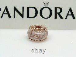 New Pandora Blushing Vegas Las Vegas ROSE Murano Bead Charm