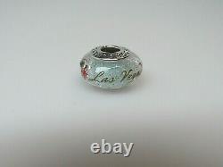 New Pandora Las Vegas Vegas Star White Murano Bead Charm ONLY 1 on eBay