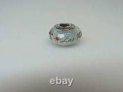 New Pandora Las Vegas Vegas Star White Murano Bead Charm ONLY 1 on eBay