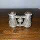 Opera Glasses Sterling Silver La Reine Paris Vintage Beautiful Floral Pattern