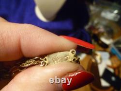 Old Chinese Export Sterling Silver Filigree Smoky Topaz Glass 18 Necklace