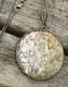 Or Paz Roman Glass Sterling Silver Pendant Necklace 24 Italy Vintage Style