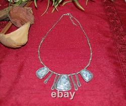 Or Paz Sterling Silver And Roman Glass Statement Necklace, Made In Israel