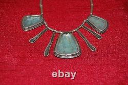 Or Paz Sterling Silver And Roman Glass Statement Necklace, Made In Israel