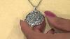 Or Paz Sterling Silver Roman Glass Flower Overlay Pendant W Chain With Leah Williams