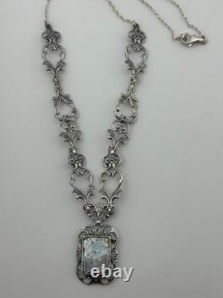 Or Paz Sterling Silver Roman Glass Necklace Israel