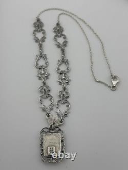 Or Paz Sterling Silver Roman Glass Necklace Israel