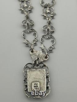 Or Paz Sterling Silver Roman Glass Necklace Israel