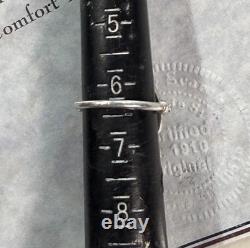 Original Antique TIFFANY FAVRILE GLASS Blue Scarab in Silver Swivel Ring with COA