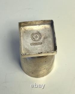 Pair Mid-Century Modern WILLIAM SPRATLING Mexico sterling silver shot glasses