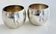 Pair Poole Sterling Silver Highball Liquor Glasses 1950s 8.81 Troy Ounces Last 1