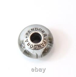 Pandora Chicago Murano Glass White Charm USA Destination ALE 925 Sterling Silver