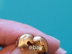 Pandora Sterling Silver Charm Bracelet Two Tone 925 Glass Beads Gift Box