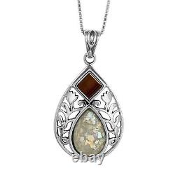 Pendant Roman Glass Sterling Silver Nano Sim New Testament Necklace Jewelry Gift