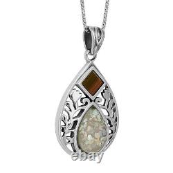 Pendant Roman Glass Sterling Silver Nano Sim New Testament Necklace Jewelry Gift