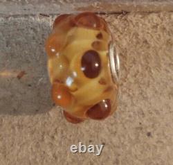 Preloved Trollbeads Glass Bead, Amber Waters (event)