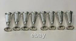 RARE Vintage Tiffany & Co. Sterling Silver. 925 Cordial Cups Shot Glass Set of 8
