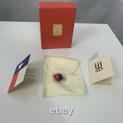 Rare James Avery Texas glass finial Charm Only Retired