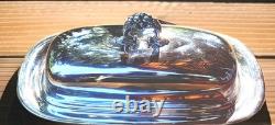 Reed & Barton Sterling Silver Butter Dish Francis I #X568 Without Glass Insert