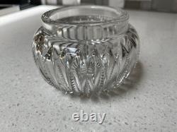 Repousse Sterling Silver Lidded Cut Glass Vanity Jar
