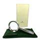 Rolex Hallmark Solid Sterling Silver. 925 Vintage Rare Magnifying Glass 76 Pd