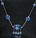 Rsn8 Jewellery New Bnwt Artisan Glass Sterling 925 Silver Neptune's Necklace