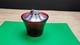 Ruby Red Glass Bowl Dish With Sterling Cow Finial Thomas Bradbury Sons 19th Cent
