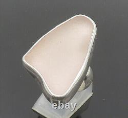SACCO 925 Sterling Silver Vintage Recycled Glass Cocktail Ring Sz 7.5- RG20275