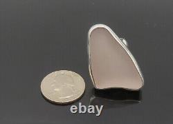 SACCO 925 Sterling Silver Vintage Recycled Glass Cocktail Ring Sz 7.5- RG20275