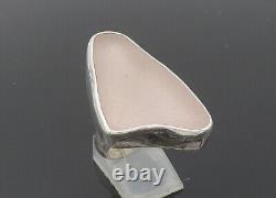 SACCO 925 Sterling Silver Vintage Recycled Glass Cocktail Ring Sz 7.5- RG20275