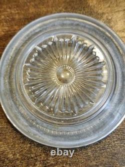 SET-6 Sterling Silver Rim Glass Coasters Frank M Whiting & Co. 04 (X3) Pre-1930s