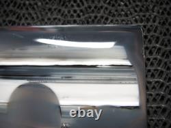 STERLING SILVER ABSTRACT GLASS ART MODERNIST BELT BUCKLE! VINTAGE! RK! 1986! 50g