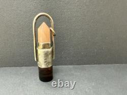 STERLING SILVER Stone CUT Glass Oil BOTTLE Perfume PENDANT R