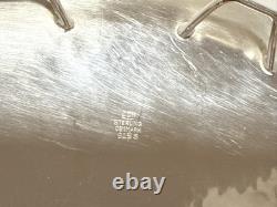 STROMBERGSHYTTAN Sterling Silver Lidded Crystal Glass Vase/Read