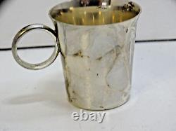 S Kirk & Son Sterling Silver 254A Cordial Cup, Shot Glass, Approx. 37g