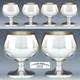 Set Of 4 Antique To Vintage Gorham 955 Sterling Silver Aperitif Liqueur Cordials