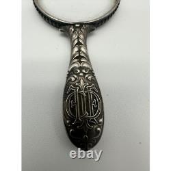 Shreve & Co Sterling Silver Magnifying Glass Firemans Fund 1898 Victorian