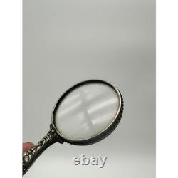 Shreve & Co Sterling Silver Magnifying Glass Firemans Fund 1898 Victorian
