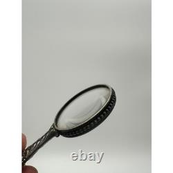Shreve & Co Sterling Silver Magnifying Glass Firemans Fund 1898 Victorian