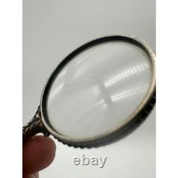 Shreve & Co Sterling Silver Magnifying Glass Firemans Fund 1898 Victorian