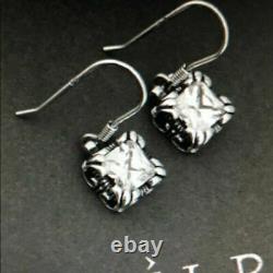 Silpada Sterling Silver Uptown CZ Cubic Zirconia Dangle Earrings HTF W0975 SET