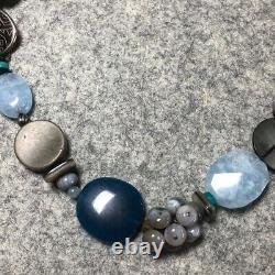 Silpada Watercolors Blue Sterling Silver Quartzite Agate NECKLACE N2228 NEW $139