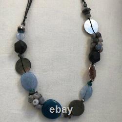 Silpada Watercolors Blue Sterling Silver Quartzite Agate NECKLACE N2228 NEW $139