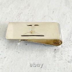 Sterling Silver 14k Gold Martini Glass Money Clip Leonore Doskow Engraved Alex