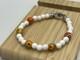 Sterling Silver 925 Murano Millefiori Glass Beads Bracelet Signed Alan K 7.5 Inc