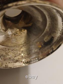 Sterling Silver. 925 Set of 4 Footed Glass Dessert Cups / Goblets Marked