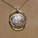 Sterling Silver Ancient Roman Glass Circles 18 Necklace, With Authenticity Cert